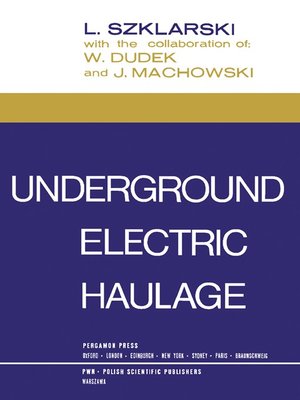 cover image of Underground Electric Haulage